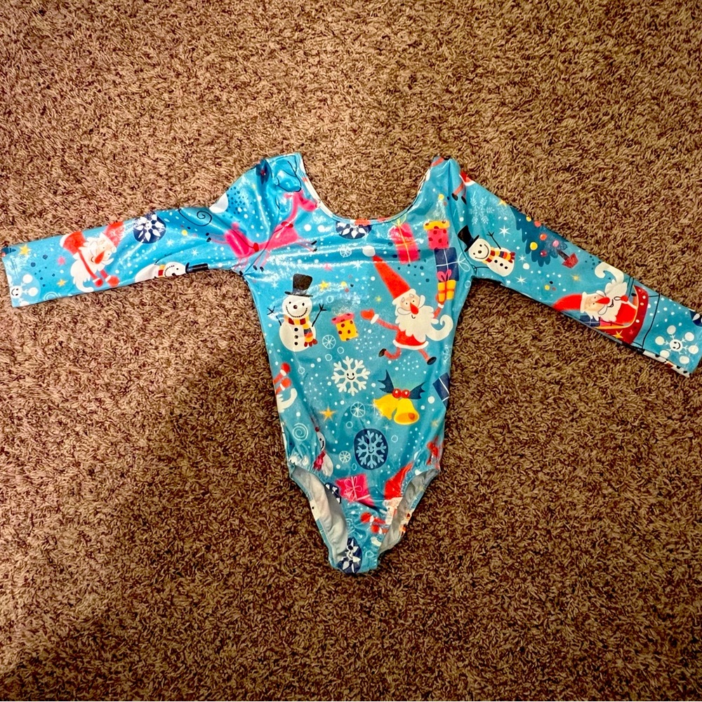 Christmas dance/gymnastics leotard girls size 6